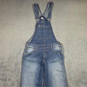 Vintage Y2K Union Bay Women's Wide Leg Denim Bibs Overalls - Size Medium #1657
